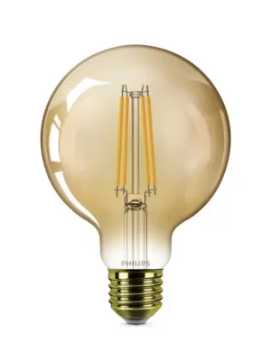 Philips E27 LED žárovka globe G95 3,1W 1800K zlatá Výhodná Nabídka