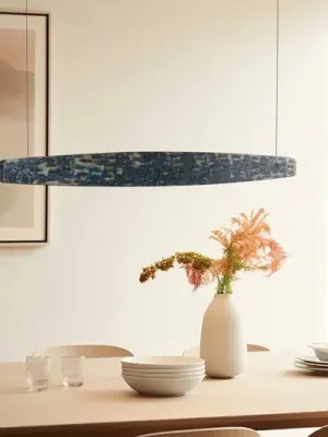 Přívěsek Quitani Lysia LED, oxidovaný/černý, 148 cm Výprodej