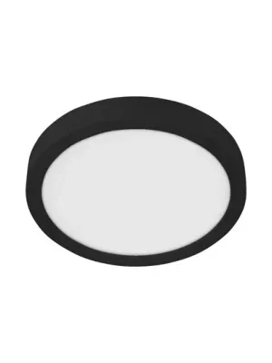 Výprodej LED stropní Fueva 5 IP44 4000K černá Ø28,5cm
