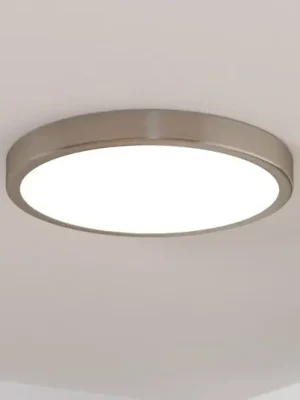 LED panel pro povrchovou montáž Fueva 5 IP20 830 nikl Ø28,5cm Tovární Cena