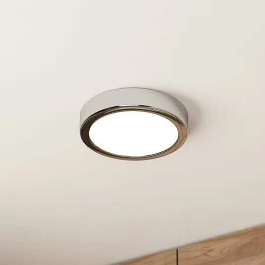 Přímo Od Výrobce LED stropní svítidlo Fueva 5 IP44 3000K chrom Ø16cm