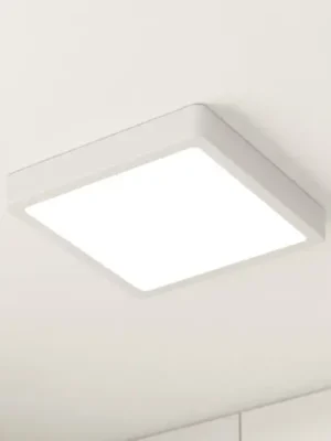 Dokud Zásoby Vydrží LED stropní svítidlo Fueva 5 IP44 3000K bílé 21x21cm