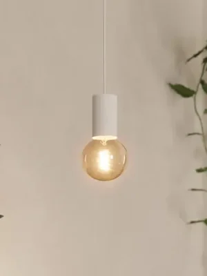 Nízká Cena Závěsné světlo Pozueta 1, jeden zdroj, bílá