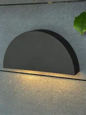 Dyberg Larsen Scott Venkovní nástěnné svítidlo černá matná Originální