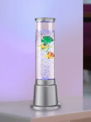 Nejprodávanější Vodní sloupec Ava s LED diodami a rybami, výška 36 cm