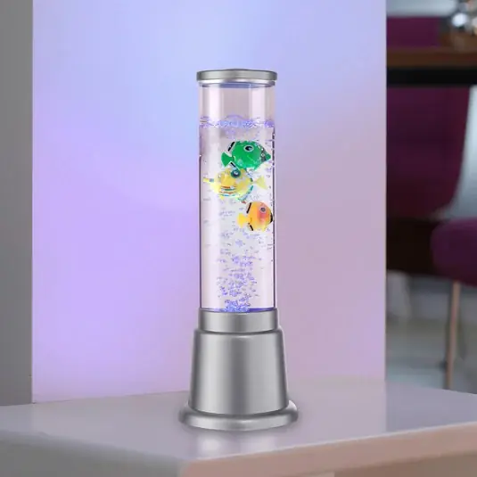Nejprodávanější Vodní sloupec Ava s LED diodami a rybami, výška 36 cm