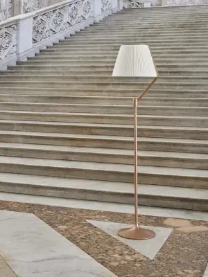 Omezená Nabídka Kartell Angelo Stone LED stojací lampa, měď