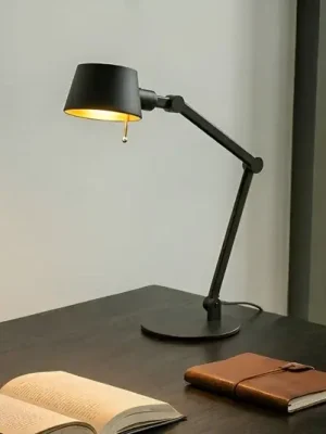 Vysoce Kvalitní Stolní lampa Lucande Silka, 93 cm, černá, nastavitelná, E27