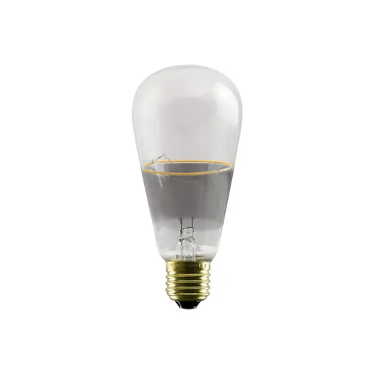Novinka SEGULA LED Illusion rustikální E27 4W šedá/čirá