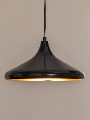 Nová Kolekce Závěsné svítidlo Berceste 207-S Ø35cm černá/zlatá