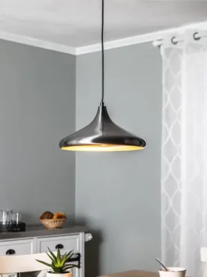 Levný Závěsné svítidlo Berceste 209-S Ø35cm stříbrná