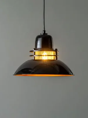 Omezená Nabídka Závěsné svítidlo Berceste 226-S Ø34cm černá/zlatá