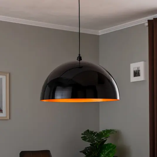Závěsné svítidlo Berceste 237-S Ø60cm černá/zlatá Koupit Online