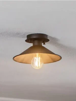 Stropní svítidlo Berceste N-659 1 světlo Ø24cm černé Vysoce Kvalitní