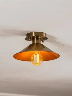 Nakupujte Hned Stropní svítidlo Berceste N-662 1 světlo Ø24cm zlaté antické