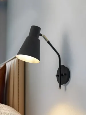 Sleva Nástěnné svítidlo Sivani MR-664 1-light černá/zlatá