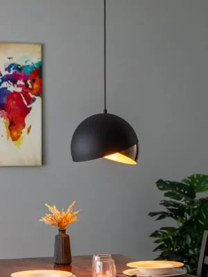 Závěsné svítidlo Pacman 2633 Ø30cm černá/zlatá Víkendová Akce
