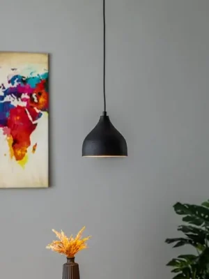 Závěsné svítidlo Tattoo 2396, Ø18 cm, černá/zlatá Tovární Cena