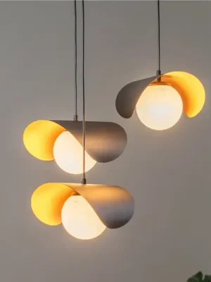 Finální Výprodej Závěsná lampa Vatoz 6142 3fl Rondell černé opálové sklo