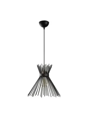 Pouze Dnes Závěsné svítidlo Kirpi 3081 1-light Ø34cm černá