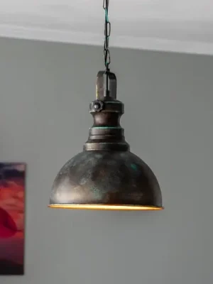 Závěsné svítidlo Saglam 3710 1 světlo Ø31cm zlaté antické Kup Teď