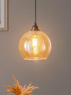 Oblíbený Závěsné svítidlo Gold 020 1-light sklo Ø20cm