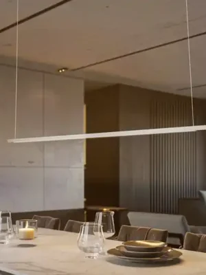 Quitani Talon LED závěsná lampa hliník/přírodní elox 32W Rychlé Dodání