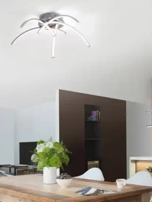 LED stropní svítidlo Valerie 5 plamenů Ø47cm ocelové Nejlepší Cena