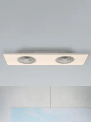 LED stropní ventilátor Flat-Air, CCT, bílý, 120x40cm Akční Cena