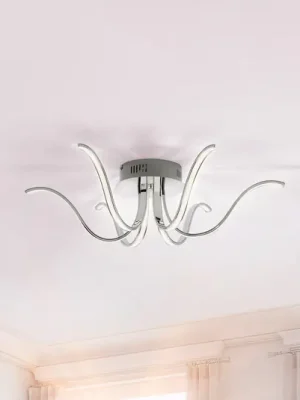 Must-Have LED stropní svítidlo Valerie 6-light Ø67cm ocelové