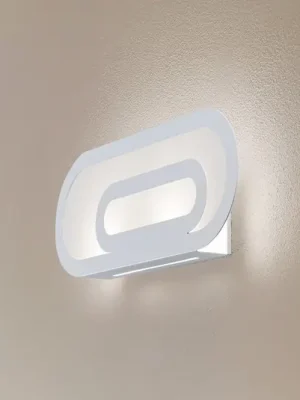 Euluna Elzear nástěnné světlo, oválné, bílé Výprodej