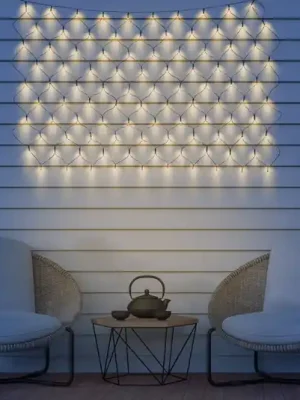 Solární LED světelná clona IP44, 110 x 90 cm, 100 světel Kup Teď