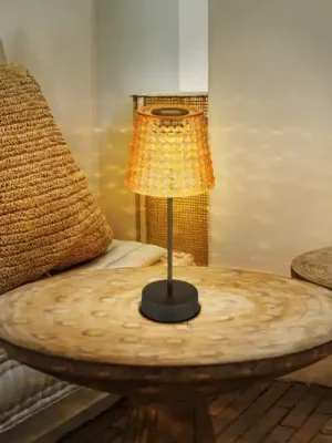 Pouze Dnes Solární stolní lampa 36634-2A 2 ks černá/jantarová