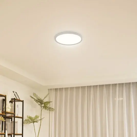 Lindby LED stropní svítidlo Pravin, Ø 30 cm, CCT, bílé Akční Nabídka