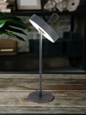 Ověřený Nabíjecí stolní lampa Ella LED, magnetická, šedá