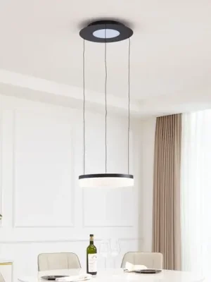 Zlevněný Lucande Smart LED závěsné svítidlo Squillo černé Tuya RGBW CCT