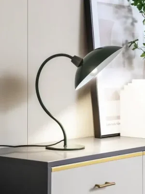 Objednat Nyní Stolní lampa Lucande Arvadon, zelená, kov, výška 42,75 cm
