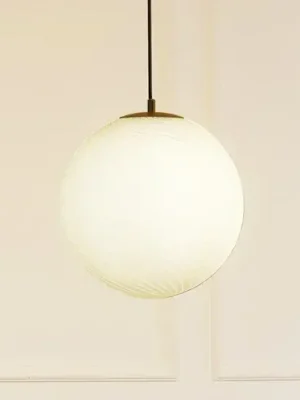Kup Teď Závěsné svítidlo Lucande Kestralia, bílé, sklo, Ø 36,8 cm, E27