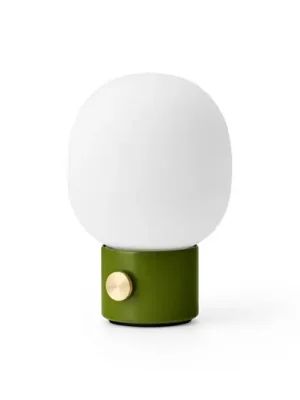 Audo JWDA stolní lampa na baterie, prachově zelená Vysoce Kvalitní