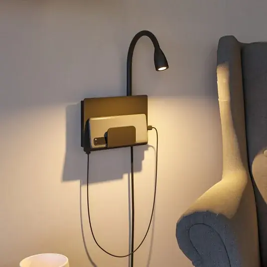 Paulmann Halina USB LED nástěnné světlo, flexibilní rameno černé Nejprodávanější