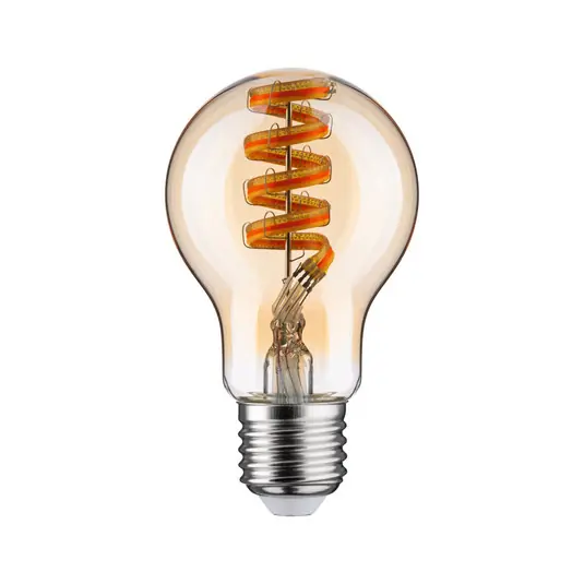 Vysoce Kvalitní Paulmann LED ZigBee E27 6,3W RGBW dim zlatá