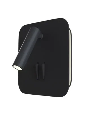 Nástěnné svítidlo Maytoni Ios 176 LED, hranaté, černé Výprodej
