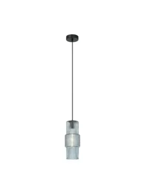 Závěsná lampa Lilian, sklo, modrá barva Super Cena
