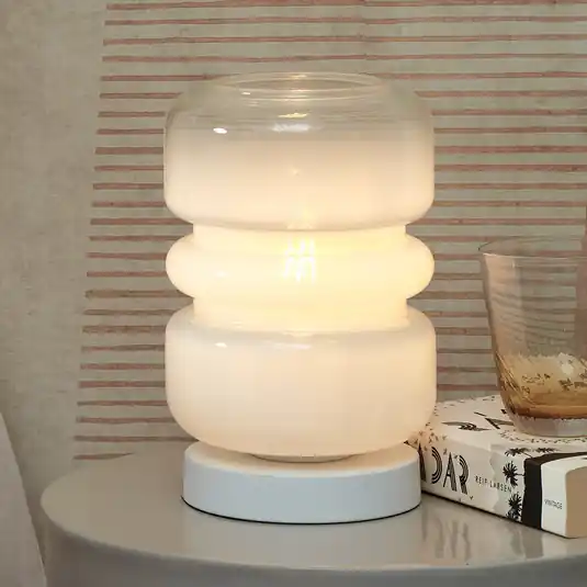 IT‘S ABOUT ROMI Stolní lampa Verona, mléčně bílá Výhodná Nabídka