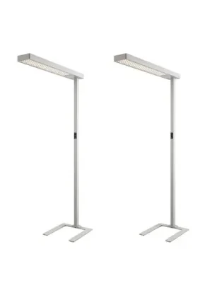 Arcchio LED kancelářská stojací lampa Susi, sada 2 kusů, stříbrná, senzor, CCT Koupit Online