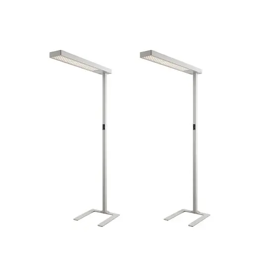 Arcchio LED kancelářská stojací lampa Susi, sada 2 kusů, stříbrná, senzor, CCT Koupit Online