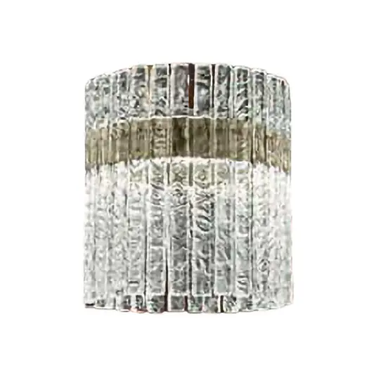 Nová Kolekce LED závěsné svítidlo Vegas Double Round, Ø 40 cm, křišťálové sklo