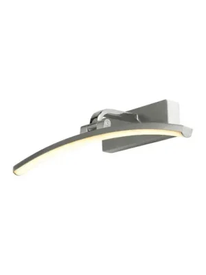 Nástěnné svítidlo LED Santorini, šířka 40 cm, chrom, výklopné Nejlepší Volba
