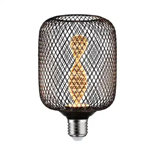 Vrácení Zdarma Paulmann LED Metallic Glow Zyl Helix E27 černá