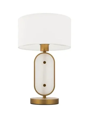 Super Cena Stolní lampa Maytoni Marmo, zlatá barva/přírodní kámen